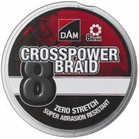 Шнур DAM Crosspower 8-Braid 150м 0,13мм 7,2кг/16Lb (dark grey) (66587)